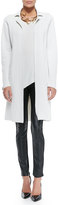 Thumbnail for your product : Eileen Fisher Silk-Cotton Interlock Long Drama Jacket