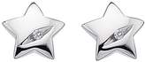 Thumbnail for your product : Hot Diamonds Shooting Star Sterling Silver and Diamond Star Earrings