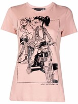 Thumbnail for your product : Love Moschino 80s dolls T-shirt