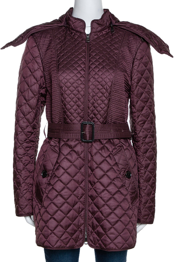 burberry fur lined coat