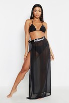 Thumbnail for your product : boohoo Paige Bridesmaid Embroidered Beach Sarong