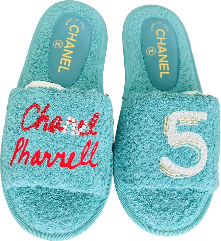 Chanel Slingback leather ballet flats - ShopStyle