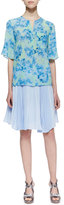 Thumbnail for your product : Nanette Lepore Sunny Day Pleated Chiffon Skirt