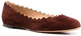 Thumbnail for your product : Chloé Lauren scalloped ballerina shoes