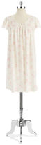 Thumbnail for your product : Miss Elaine Floral Embroidered Night Gown