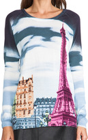 Thumbnail for your product : Tibi Eiffel Tower Printed Raglan Sweater