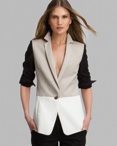 Thumbnail for your product : Halston Blazer - Color Block