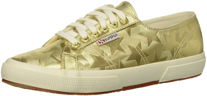 superga gold sneakers