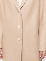 Thumbnail for your product : Harris Wharf London Light-Pressed Wool Overcoat