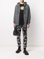 Thumbnail for your product : Philipp Plein Istitutional zip-up hoodie