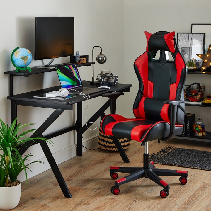 Dunelm Hades Gaming Chair Red ShopStyle
