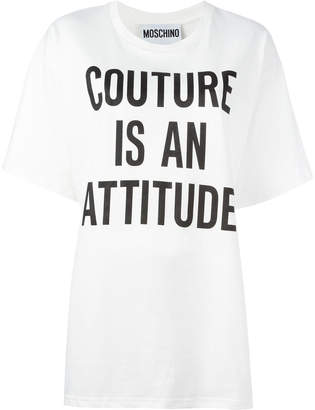 Moschino printed loose fit T-shirt