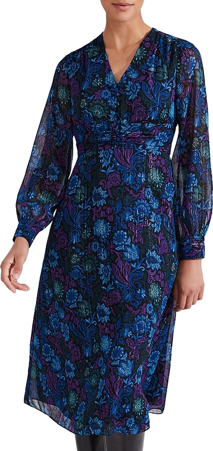 Hobbs London Saffron Floral Print Dress