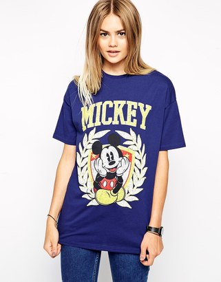 ASOS T-Shirt With Vintage Mickey Print