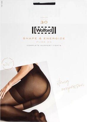 Wolford Pure 30 Complete Support Tights - ShopStyle Hosiery