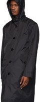 Thumbnail for your product : Opening Ceremony Black Hooded Trench Coat