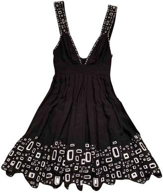 Catherine Malandrino Black Silk Dress for Women