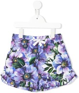 Thumbnail for your product : Dolce & Gabbana Children Anemone Print Shorts