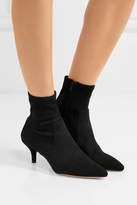 Thumbnail for your product : Loeffler Randall Kassidy Suede Sock Boots - Black