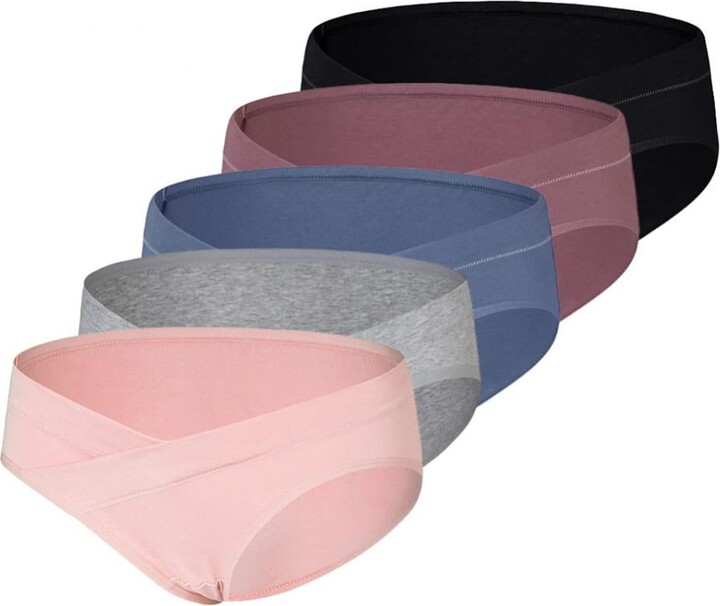 SingularPoint 5 Pack Maternity Underwear Cotton Comfortable Maternity