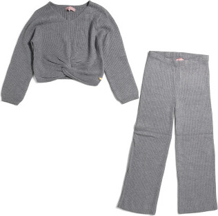 TJMAXX Girls Knit Top And Bottoms Set, Nylon/Polyester/Viscose