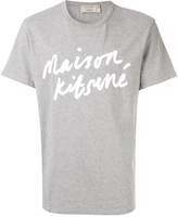 Thumbnail for your product : MAISON KITSUNÉ handwriting logo T-shirt