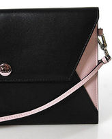 Thumbnail for your product : Christian Dior Black Pink Leather Envelop Clutch