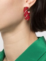 Thumbnail for your product : Bottega Veneta Twist Hoop Earrings
