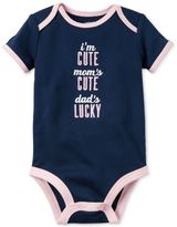 Thumbnail for your product : Carter's I'm Cute Mom's Cute Bodysuit, Baby Girls (0-24 months)