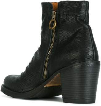 Fiorentini+Baker crease effect zip ankle boots