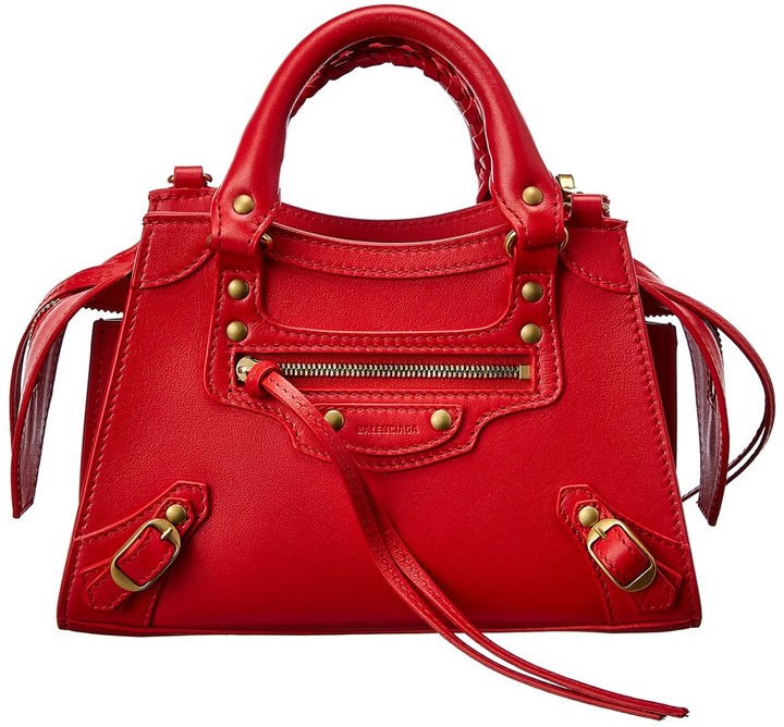 Balenciaga Neo Classic Mini Leather Shoulder Bag ShopStyle