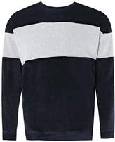 Thumbnail for your product : boohoo Oversized Sweater With Towelling Colour Block