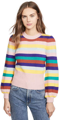 Rachel Antonoff Bridget Puff Sleeve Sweater
