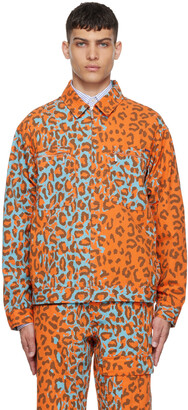 Awake NY Orange Cotton Jacket