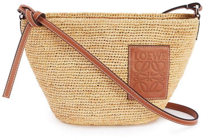 loewe raffia crossbody