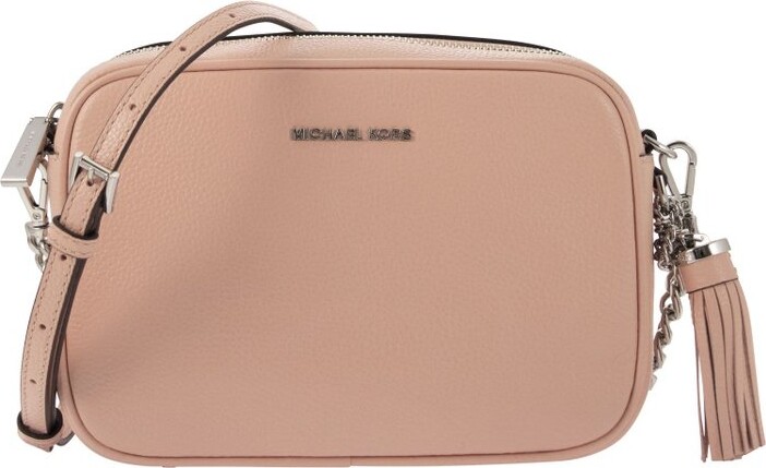 michael kors ginny leather crossbody bag