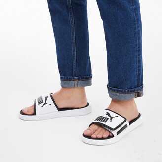 puma mens royal cat comfort slide sandals