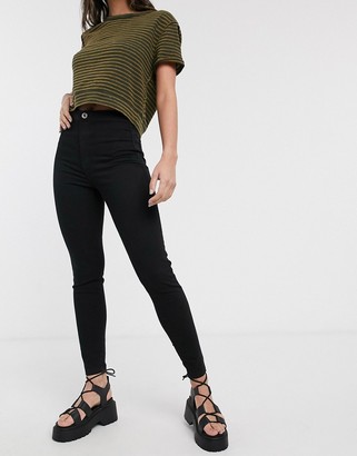 Bershka jegging in black - ShopStyle Skinny Jeans