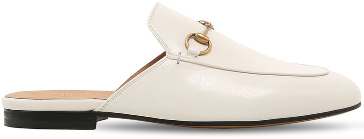 gucci white mules