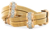 Thumbnail for your product : Stephanie Windsor Vintage 18K Yellow Gold & Diamond Flexible Serpentine-Link Bracelet