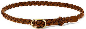 Polo Ralph Lauren Skinny Braided Vachetta Belt