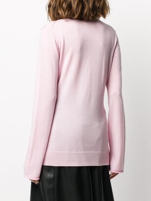 Undercover Ruffle-Neck Long Sleeved Top