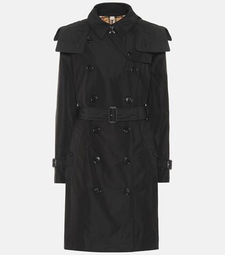 Burberry Kensington hooded trench coat