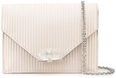Thumbnail for your product : Marchesa Ribbed Quartz Crystal Shoulder Bag