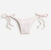 Thumbnail for your product : J.Crew Ribbed curved-waist cheeky string bikini bottom