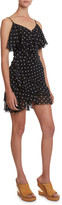 Thumbnail for your product : Balmain Ruffled Polka-Dot Dress