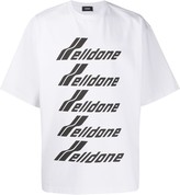 Thumbnail for your product : we11done oversized logo-print T-shirt