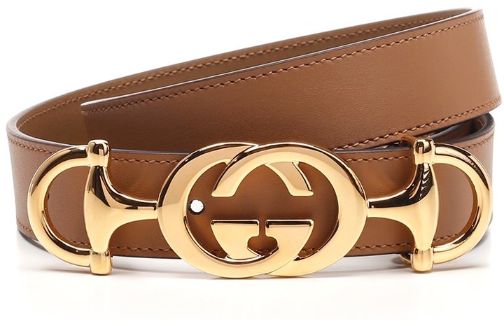 gucci horseshoe belt