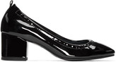 Thumbnail for your product : Lanvin Black Patent Leather Ballerina Heels