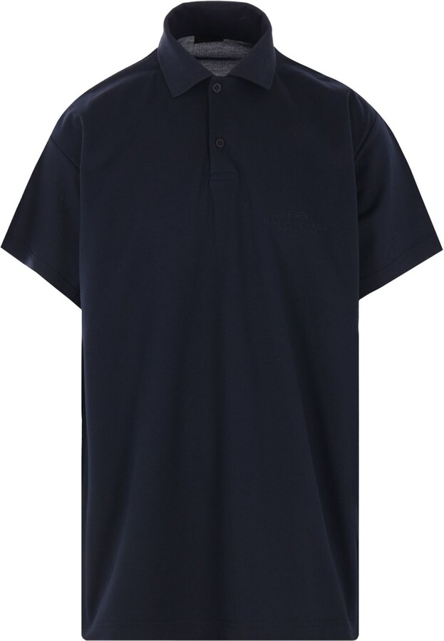 Balenciaga Interwined Cotton Polo Shirt